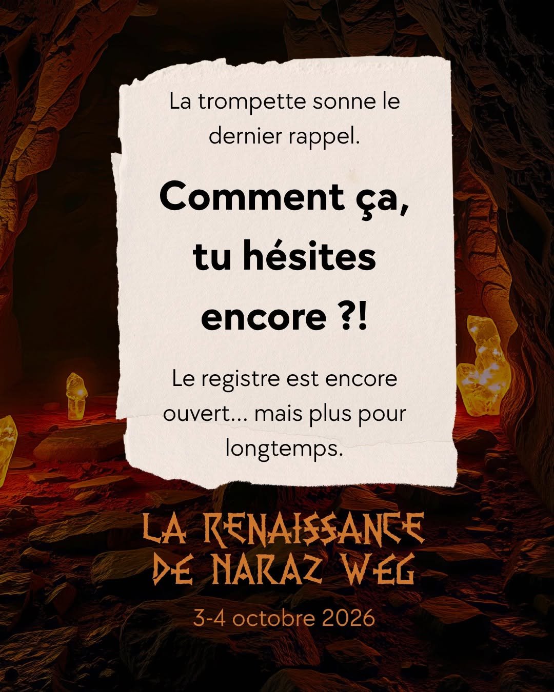 Comment ça, tu hésites encore ?!